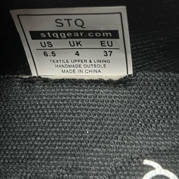 NWOB Black STQ Walking Shoes Memory Foam Insole Women’s Size 6.5 - Picture 5 of 8